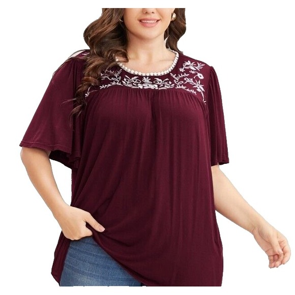 EUC Huge Lot Women' Cloth Tops, Dresses, Blouses Wholesale Resell 10 pic Size 1X - Picture 5 of 16